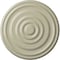 Ekena Millwork Carton Ceiling Medallion (For Canopies up to 3 3/4"), Hand-Painted Clear Yellow, 17 3/4"OD x 1 3/8"P CM18CACYF - alternate 1